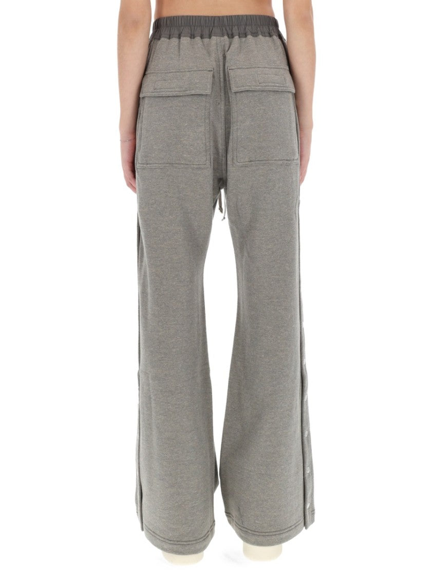 Drkshdw By Rick Owens Pusher Wide-Leg Flap Pocket Pants