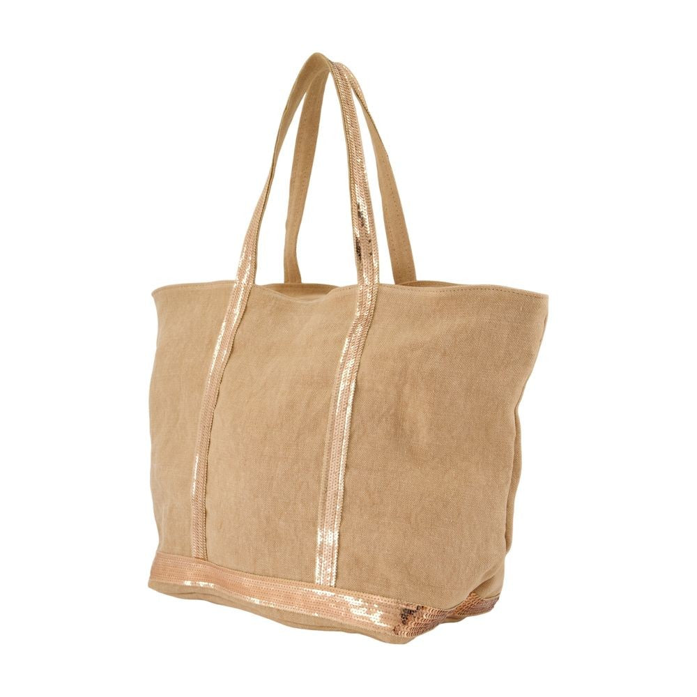 Vanessa Bruno L Zippe Shopper Bag - Linen - Pink