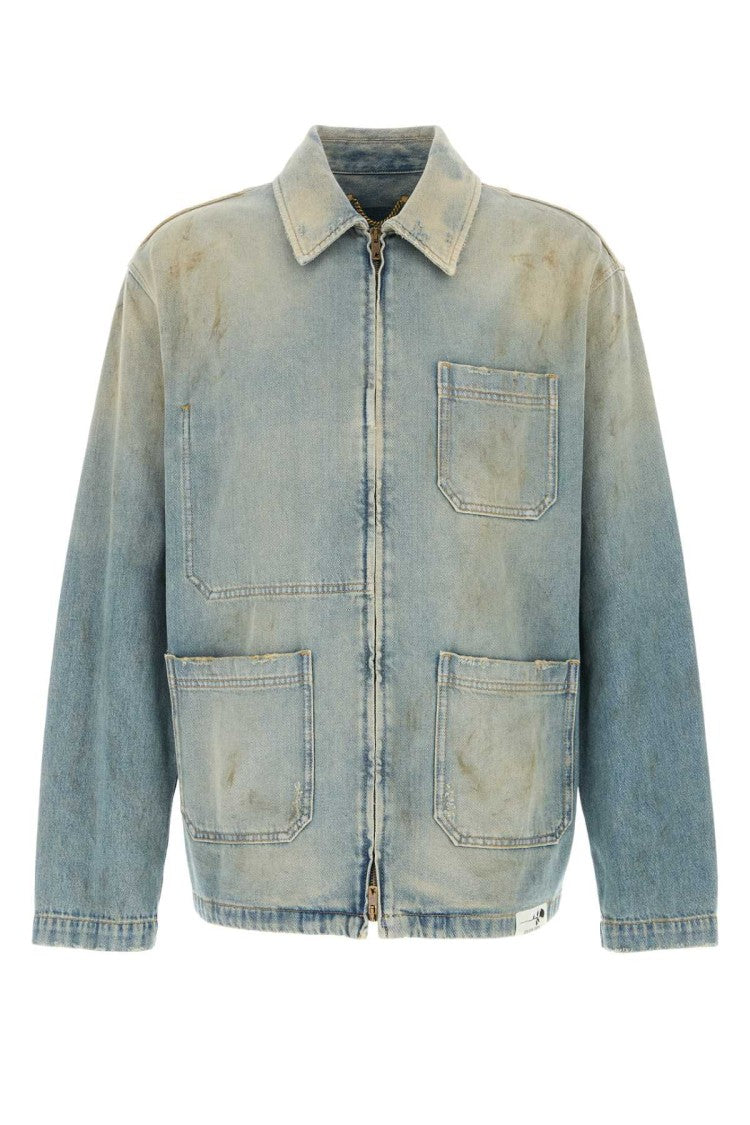 Golden Goose Relaxed-Fit Denim Jacket With Classic Collar