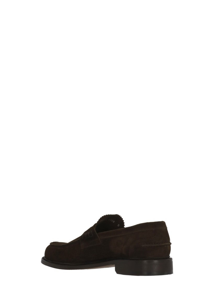Berwick 1707 Brown Front Mask Suede Loafers