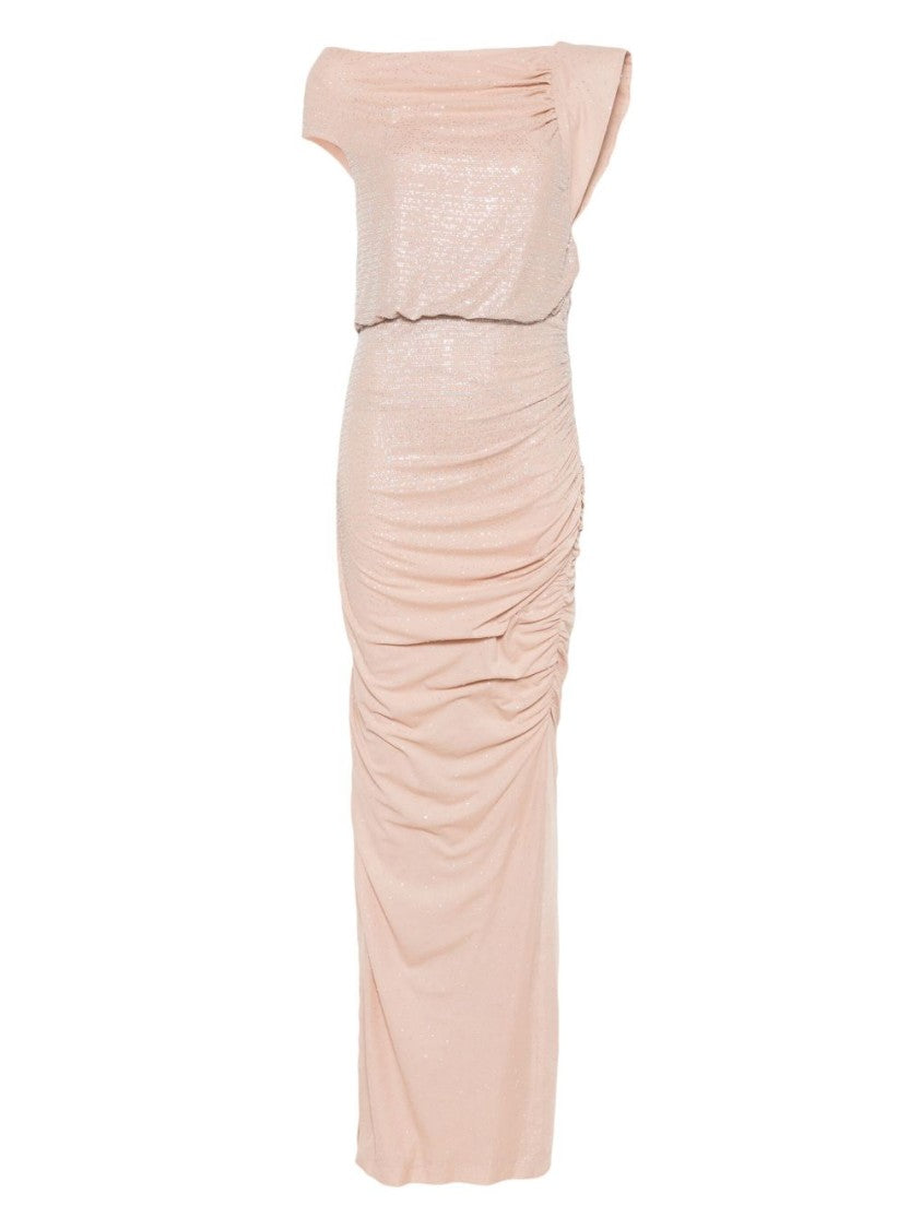 Genny Light Beige Tulle Dress