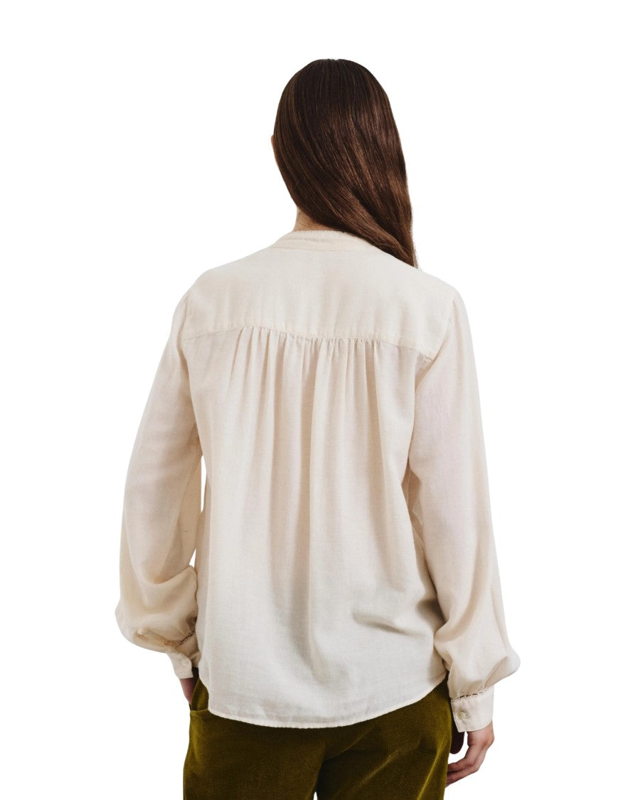 Pomandère Calce Lace Trimmed Cotton-Wool Polo Shirt