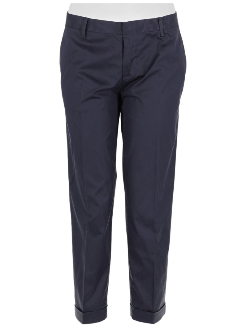 Dsquared2 Tailored Cotton Cuffed Pants