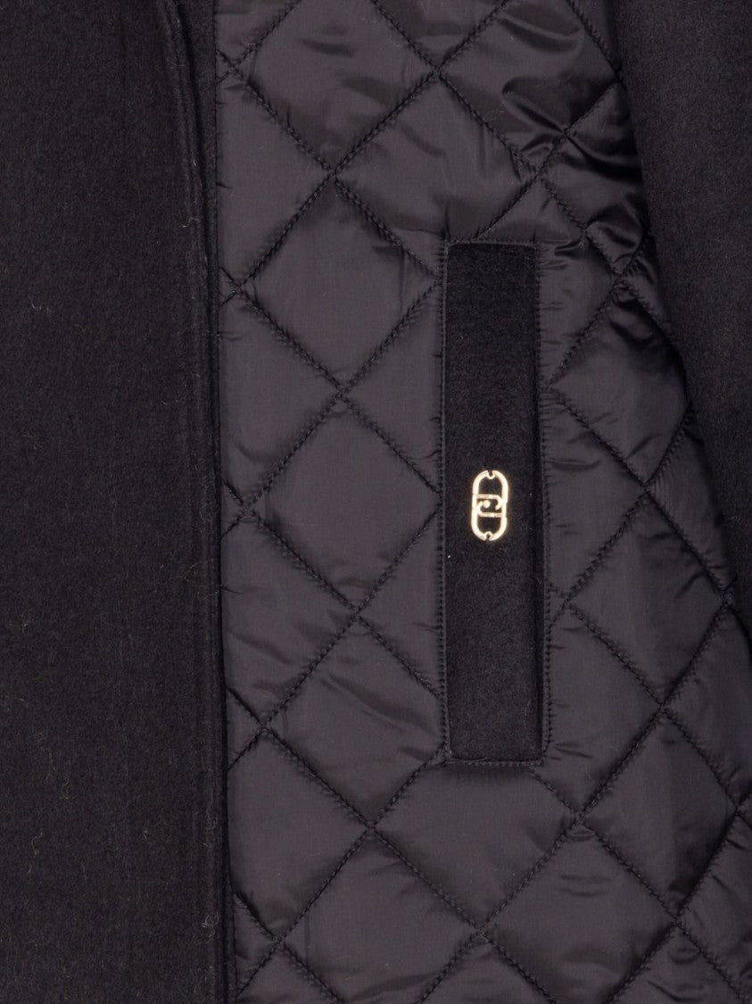 Liu Jo Quilted Short Coat With Hood