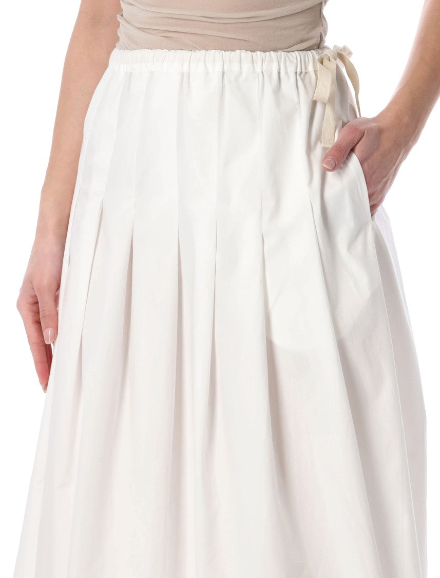 Soeur Amalia Pleated Midi Skirt