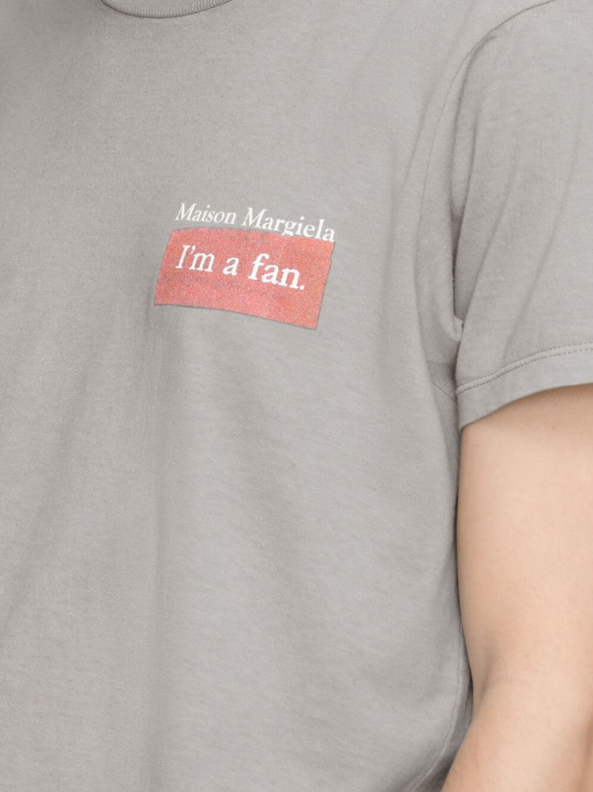 Maison Margiela Coral Patch Relaxed Cotton T-Shirt