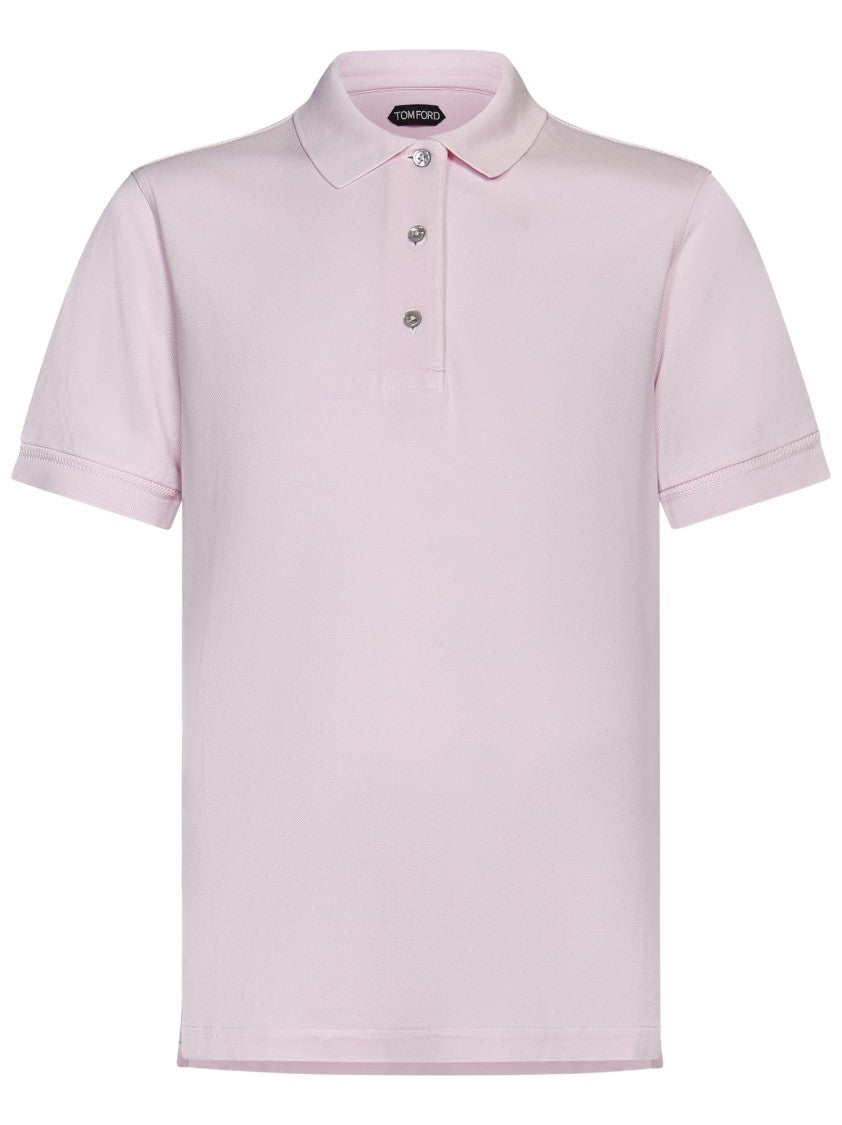 Tom Ford Pink Short-Sleeved Polo