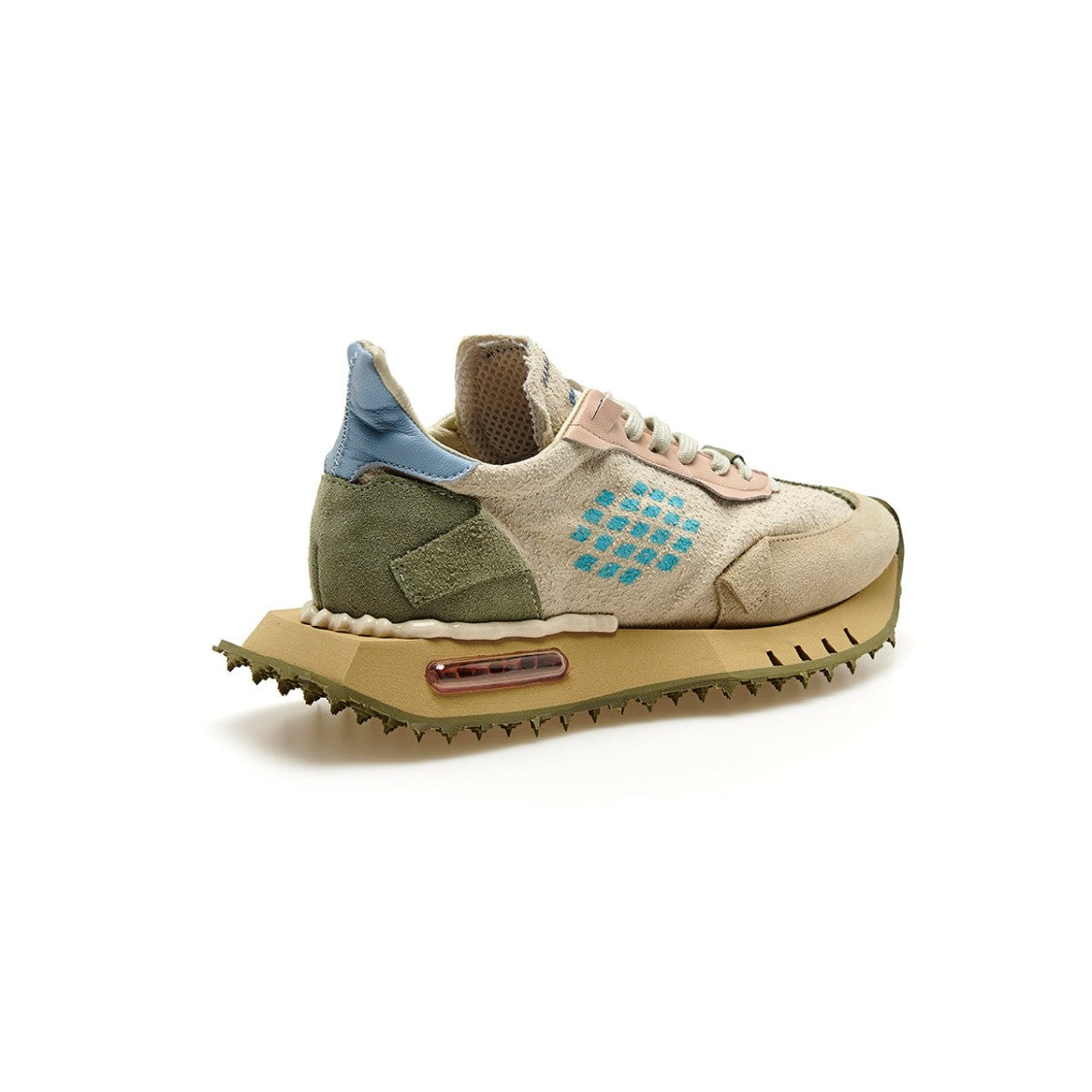 Bepositive Space Race Canvas Leather Sneakers