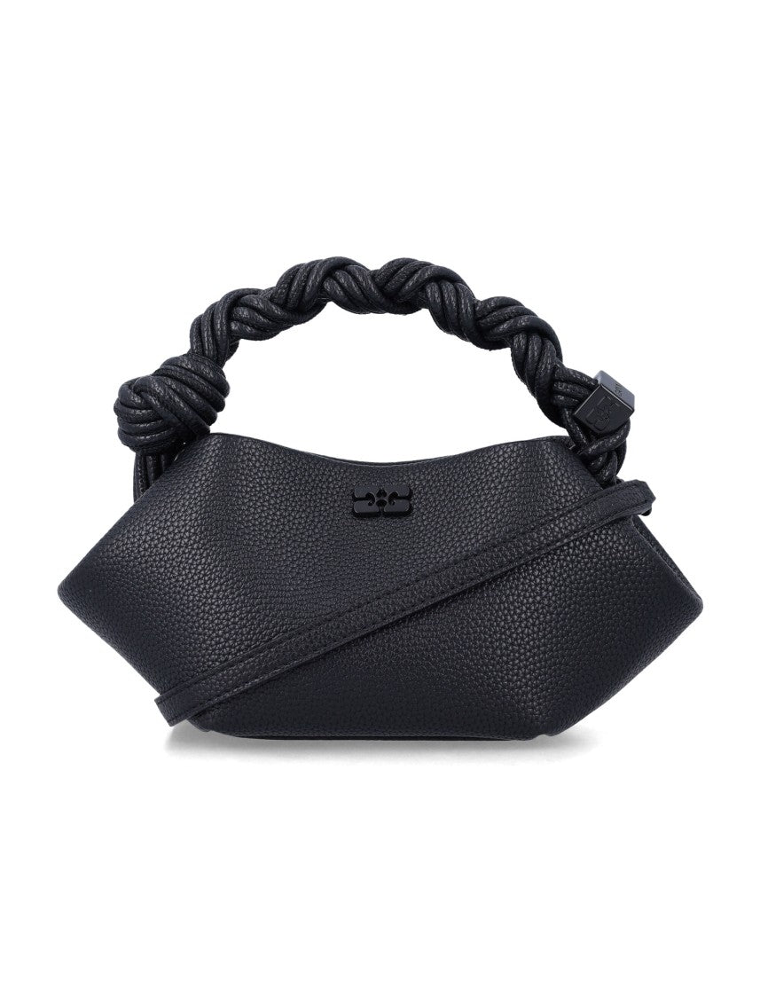 Ganni Geometric Mini Handbag With Twisted Rope Handle
