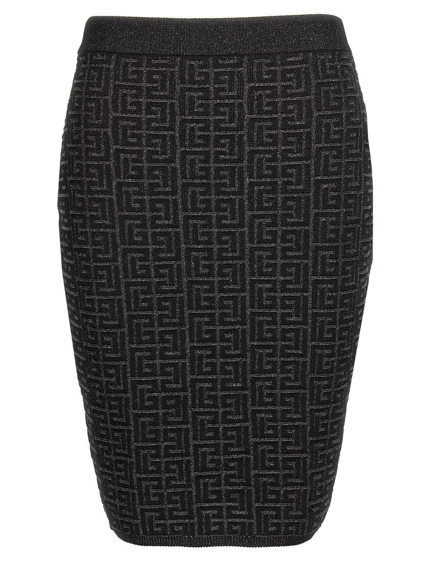 Balmain Monogram' Skirt