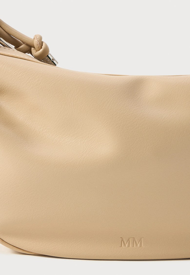 Max Mara Crescent-Shaped Shoulder Bag With And Embossed Branding