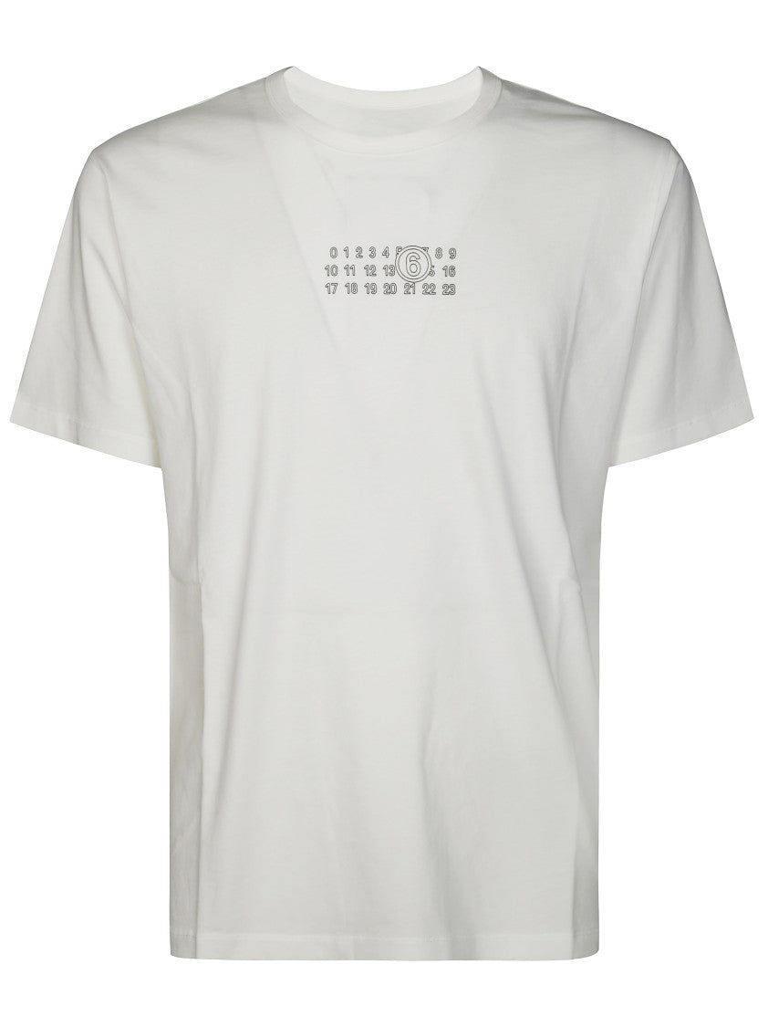 Mm6 By Maison Margiela Graphic Print Crew Neck T-Shirt