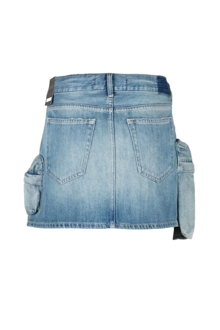 Replay Blue Denim Mini Skirt