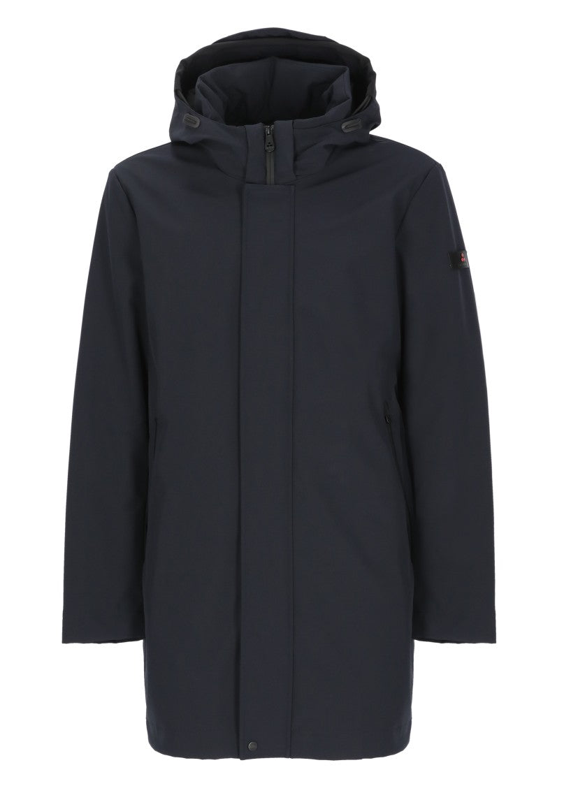 Peuterey Blue Albali Hooded Padded Coat