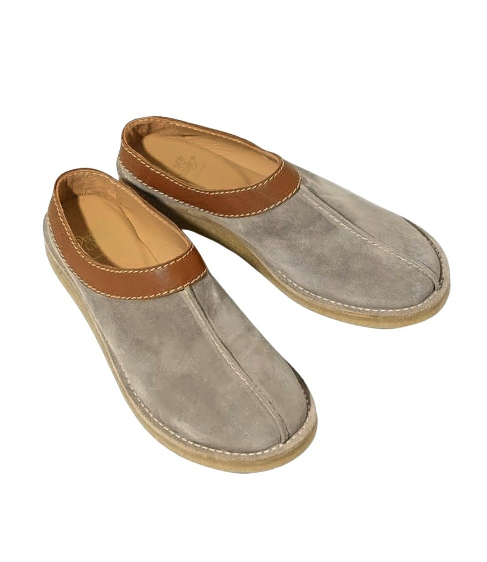 Woburn Walk Suede Slip-On Loafers With Smooth Leather Trim