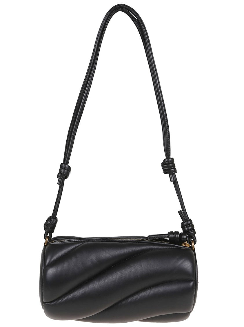 Fiorucci Textured Cylindrical Lambskin Shoulder Bag