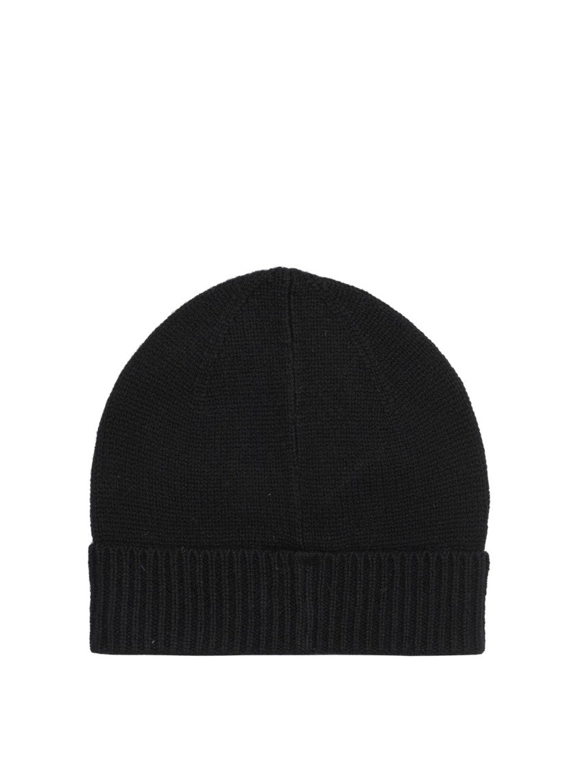 Guest In Residence Finely Knitted Black Cashmere Hat