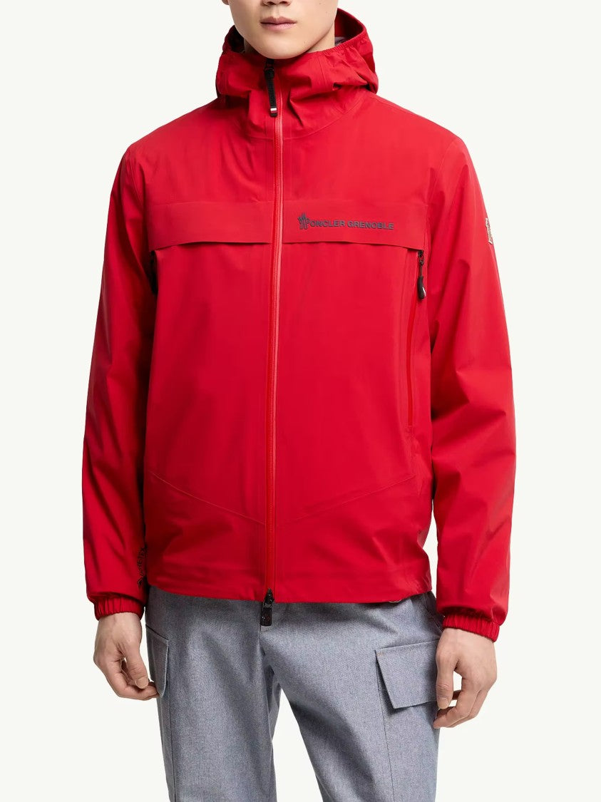 Moncler Grenoble Red Shipton Hooded Casual Jacket