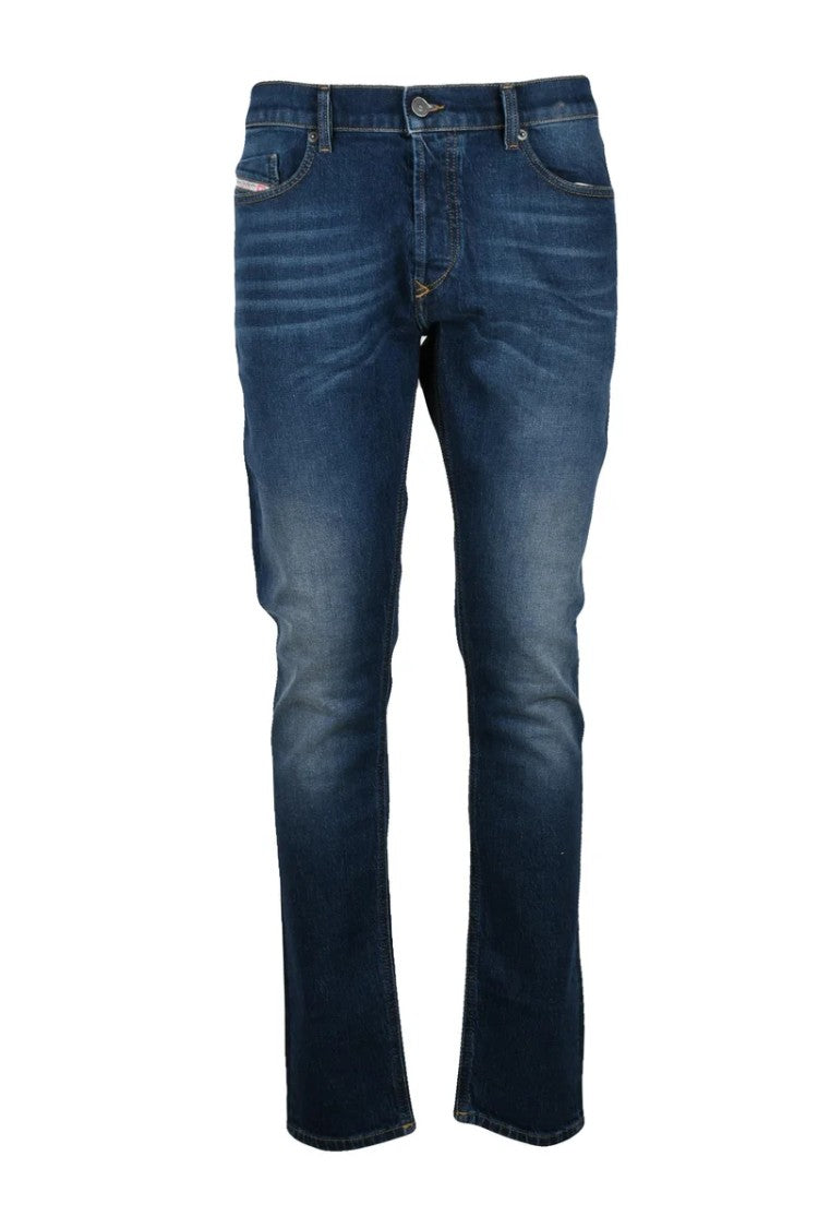 Diesel Blue Tepphar Slim Fit Cotton Elastane Jeans