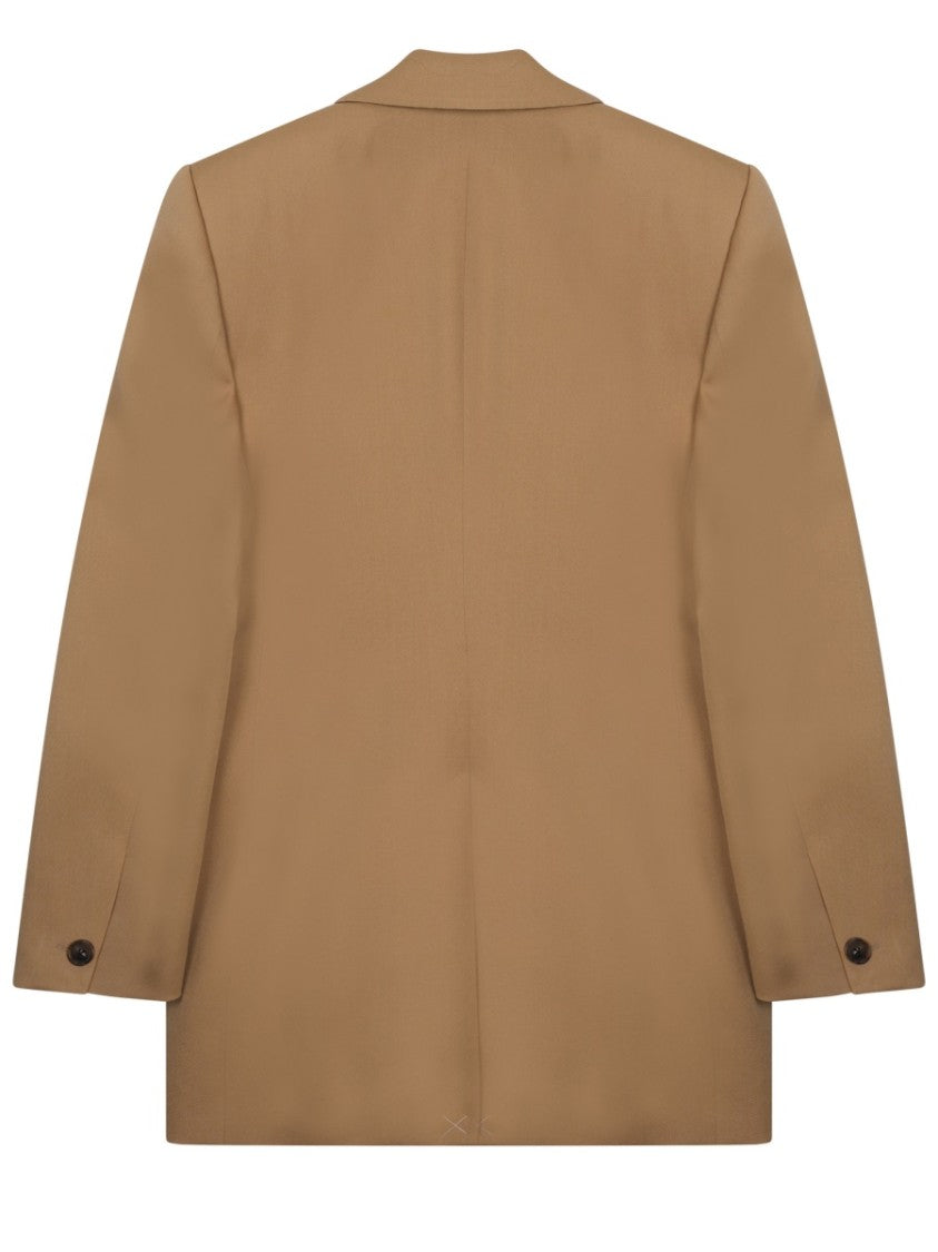 Celine Tailored Wool Jacket With Structured Silhouette And Broad Lapels