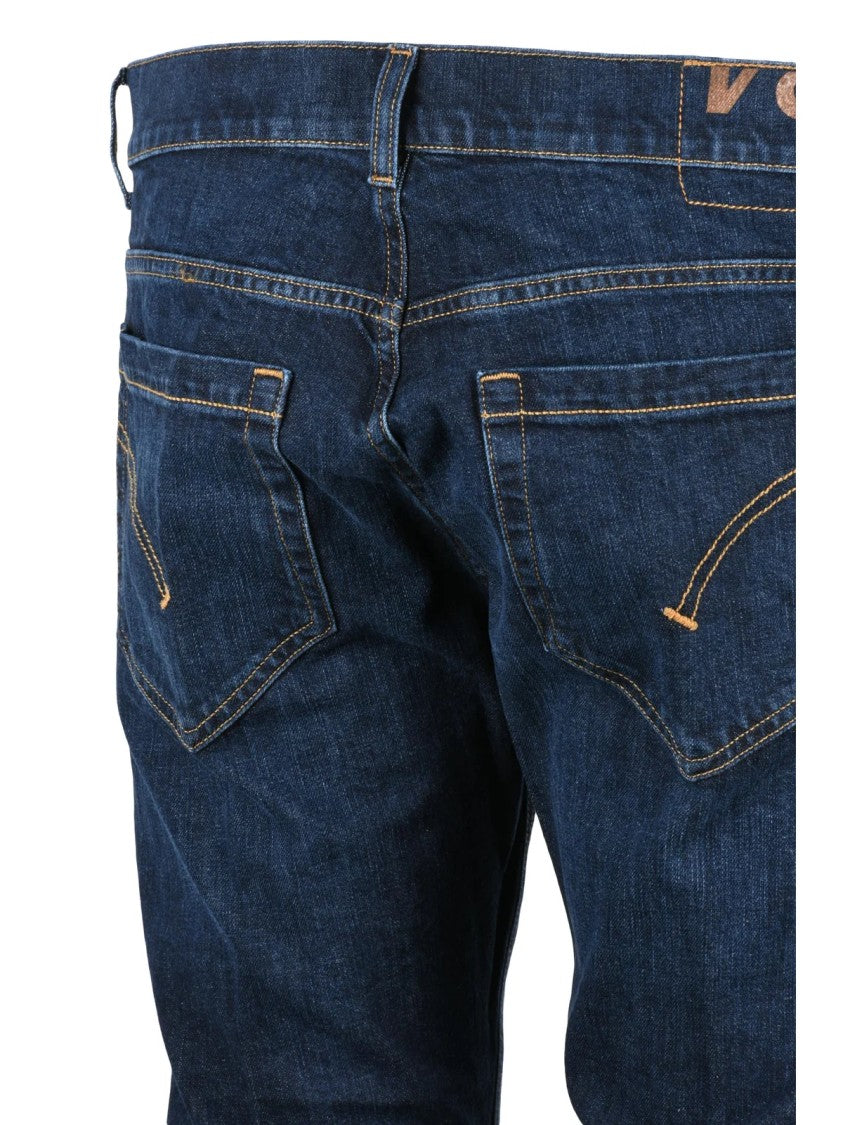 Dondup Blue George Skinny-Leg Stretch Jeans