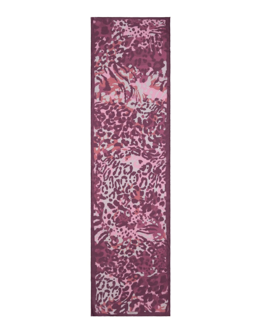 Ferragamo Leopard Print Scarf