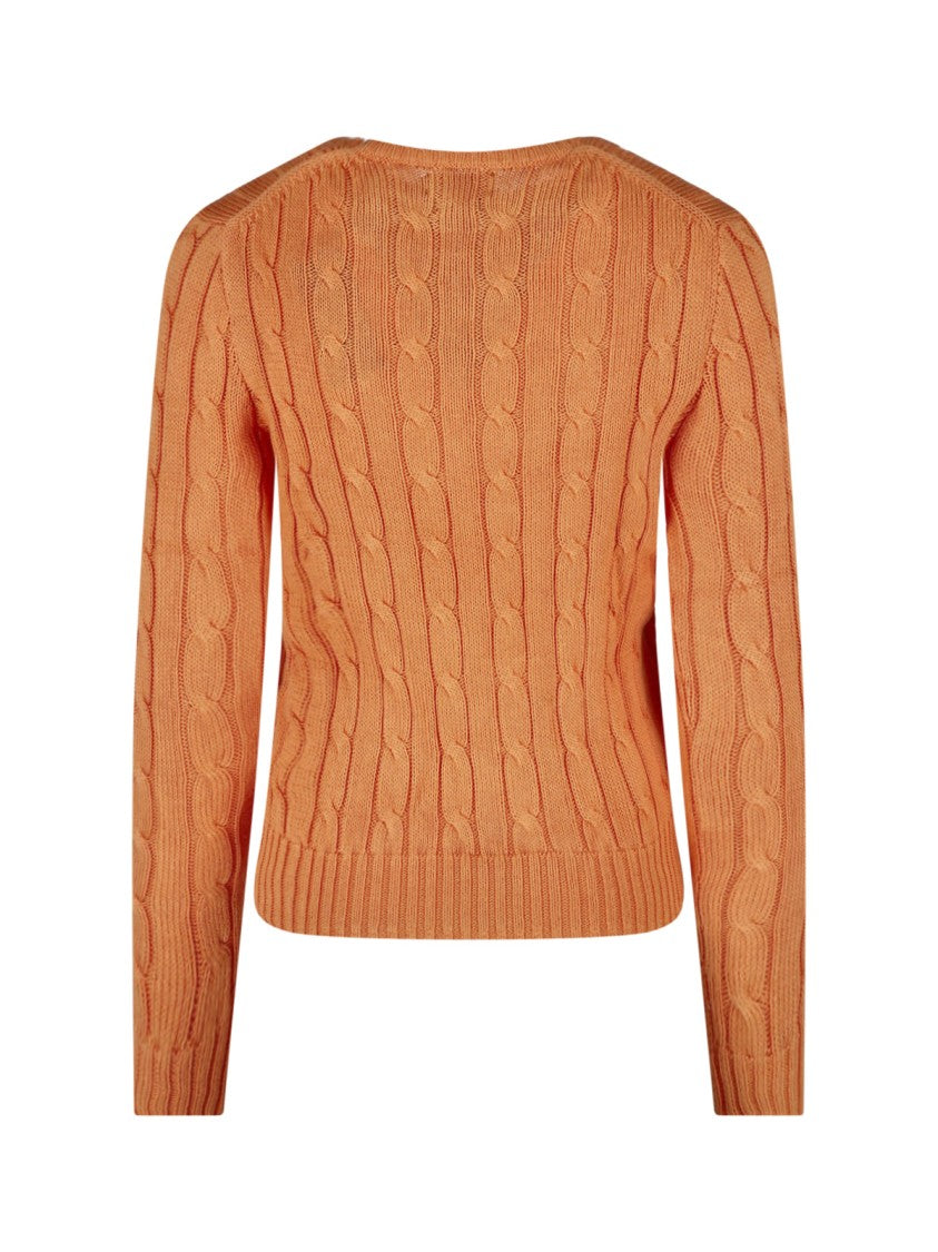 Polo Ralph Lauren Cable-Knit Sweater With Classic Crew Neckline