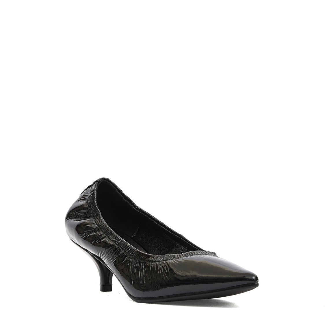 Strategia Glossy Black Patent Leather Pumps With 4.5 Cm Heel