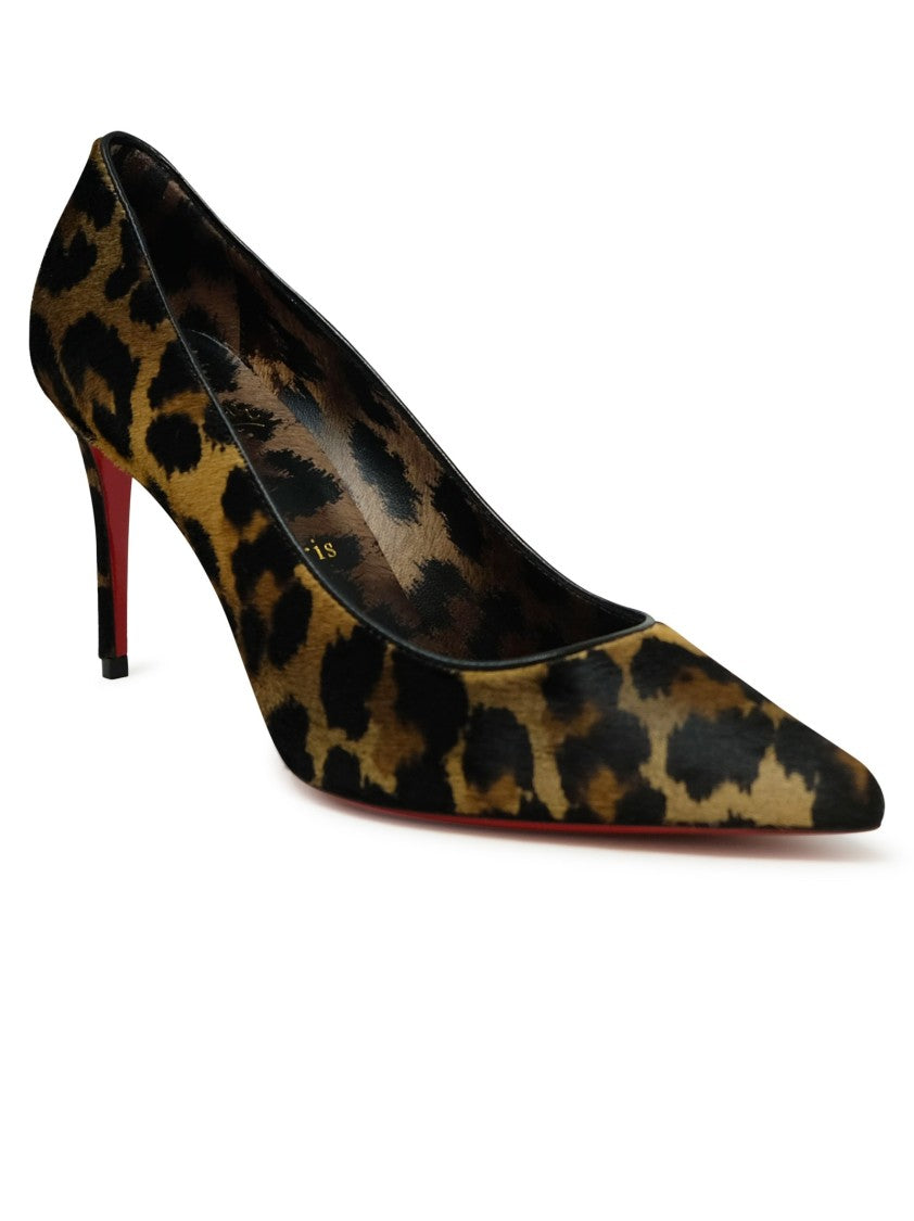 Christian Louboutin Leopard Pony Kitty Kate Pumps