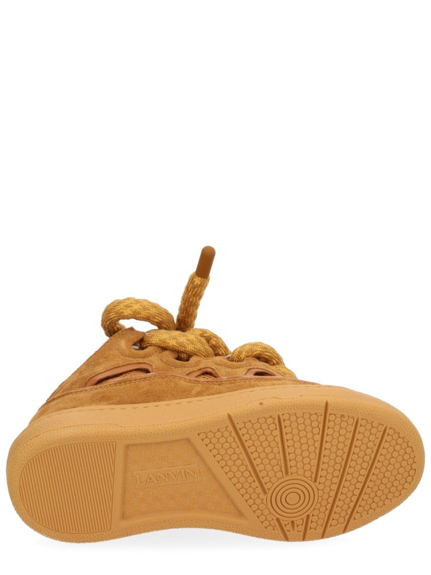 Lanvin Curb Suede Oversized Sneakers