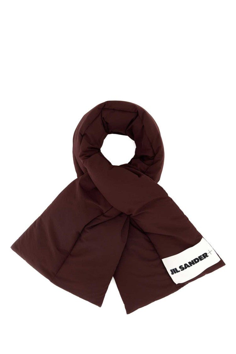 Jil Sander Chocolate Polyester Scarf