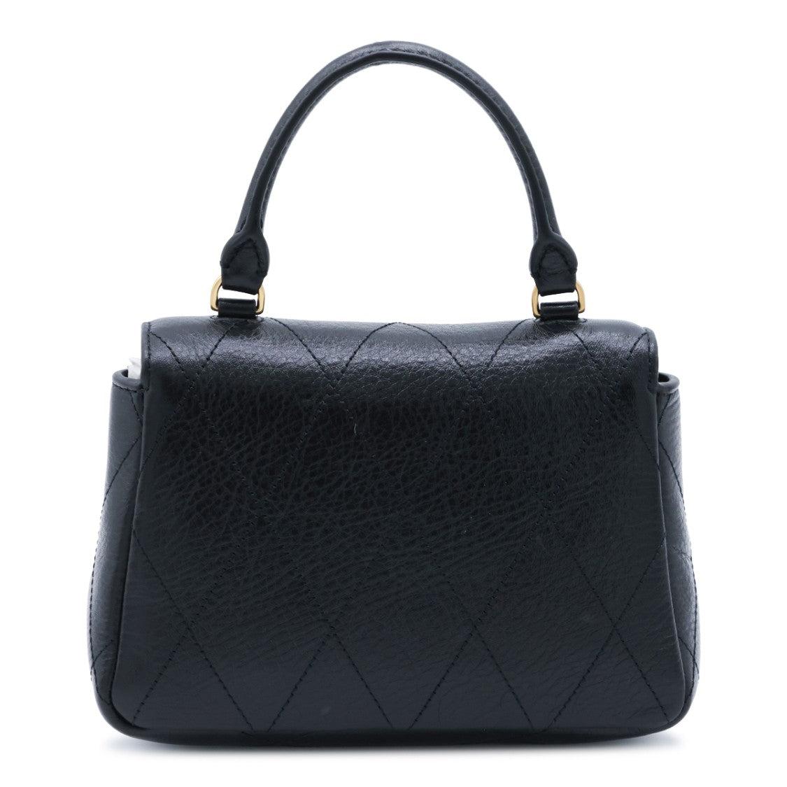 Tory Burch Textured Leather Top Handle Bag With Gold-Tone Hardware