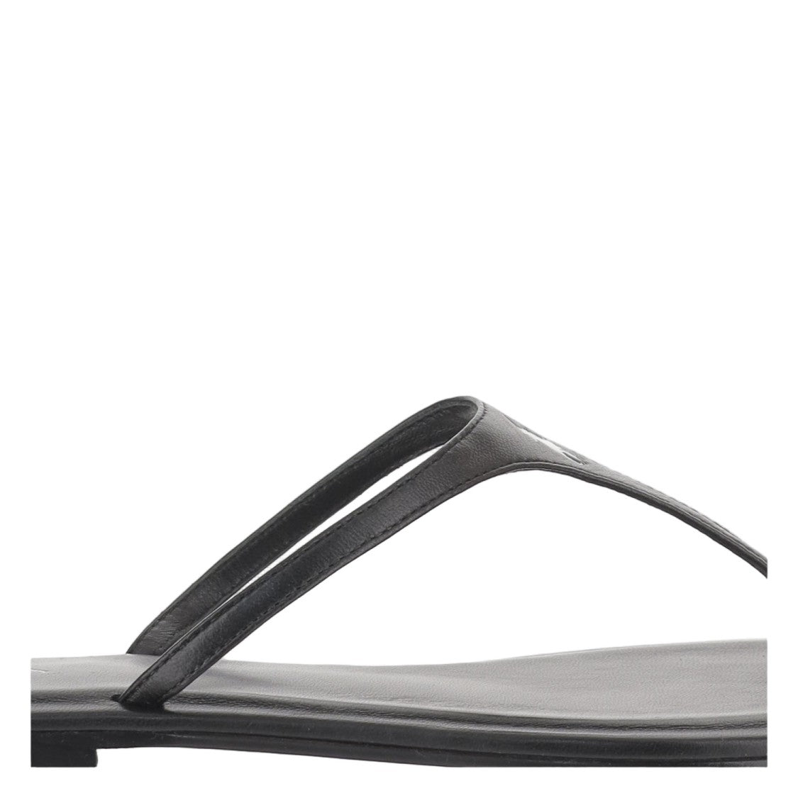 Polo Ralph Lauren Black Leather Thong Sandals