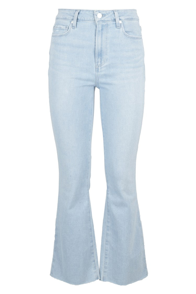 Paige Light Blue Boot Cut Jeans