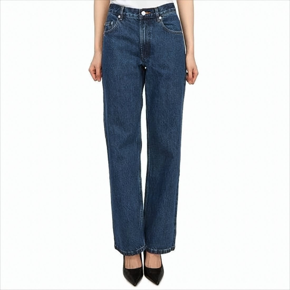 A.P.C. Straight-Leg Denim Pants With Mid-Rise