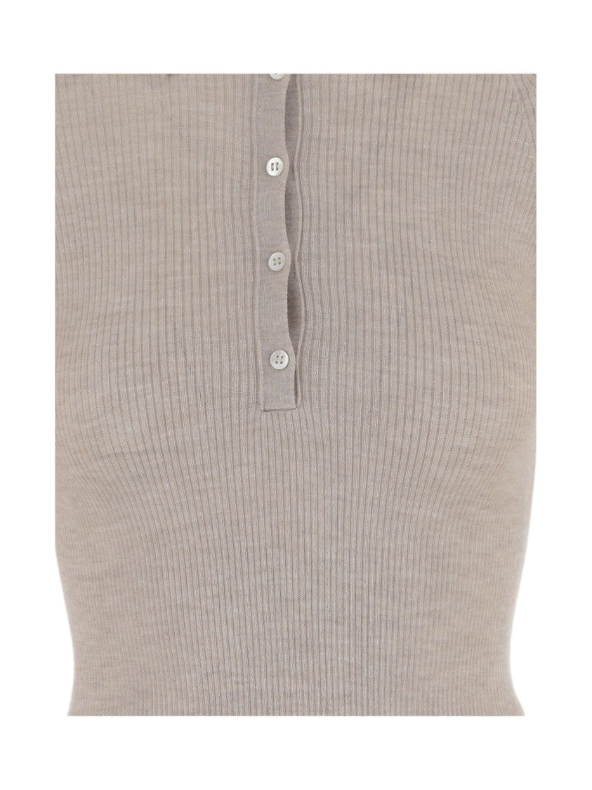 Sa Su Phi Cashmere And Silk Knitted Polo Shirt