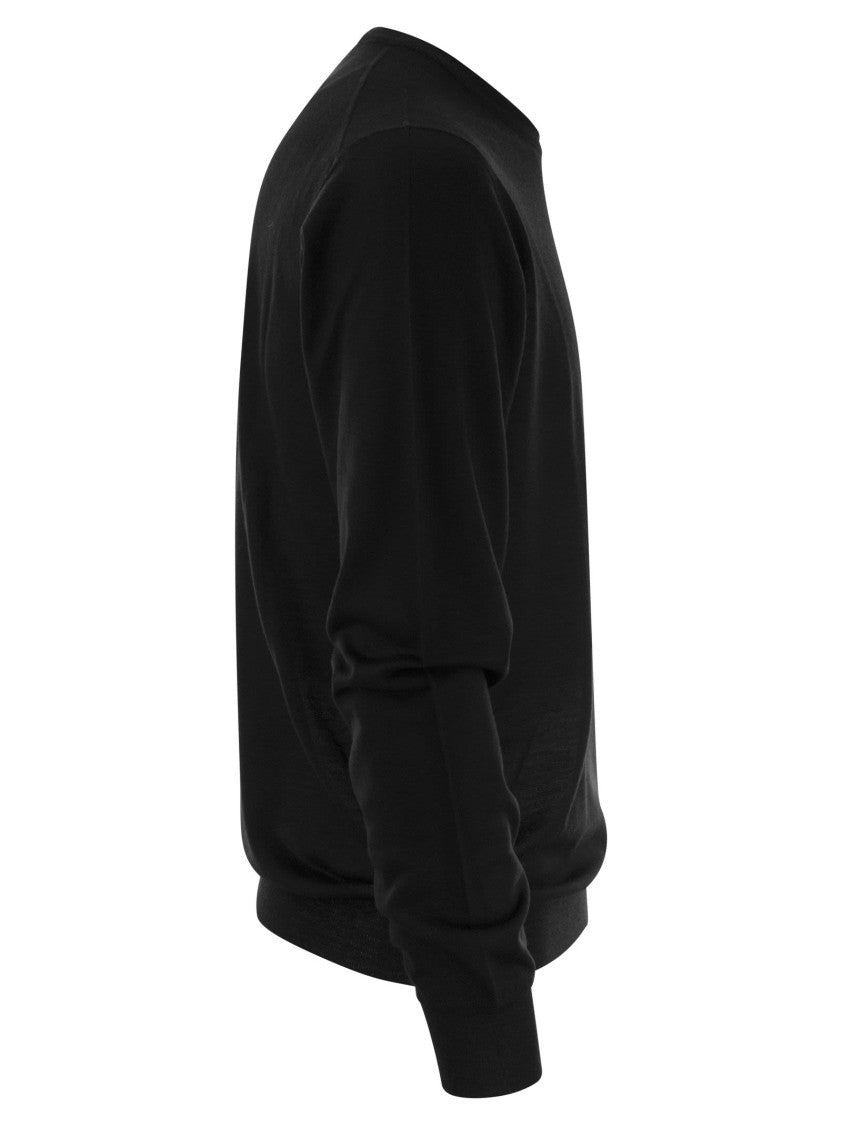 Fedeli Crew-Neck Jumper In Wool