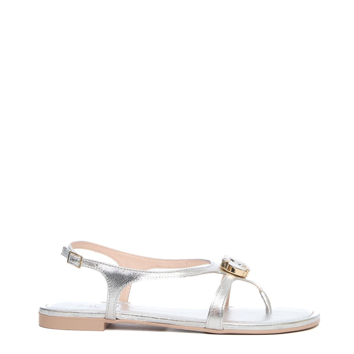 Agl Summer Crystal Sandals With Cabochon Detail