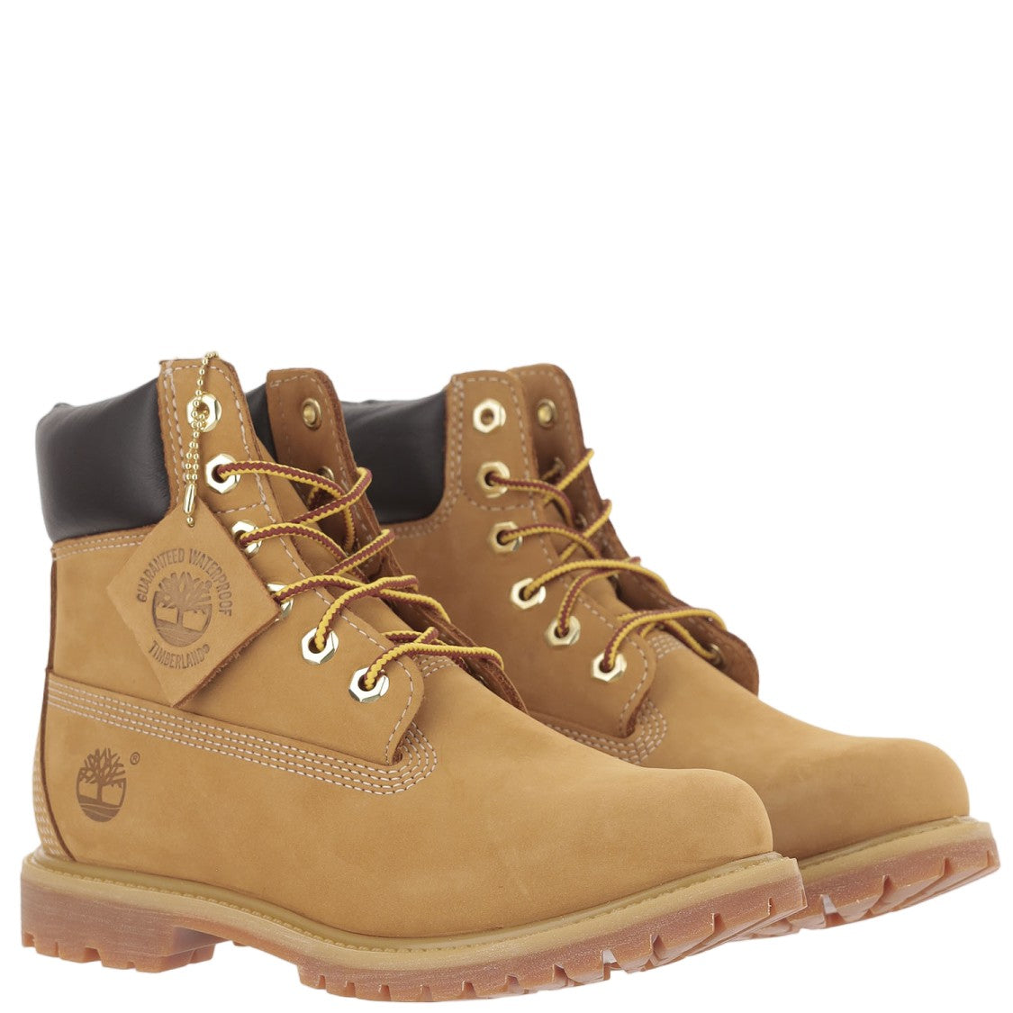 Timberland Tan Nubuck Leather Padded Boots