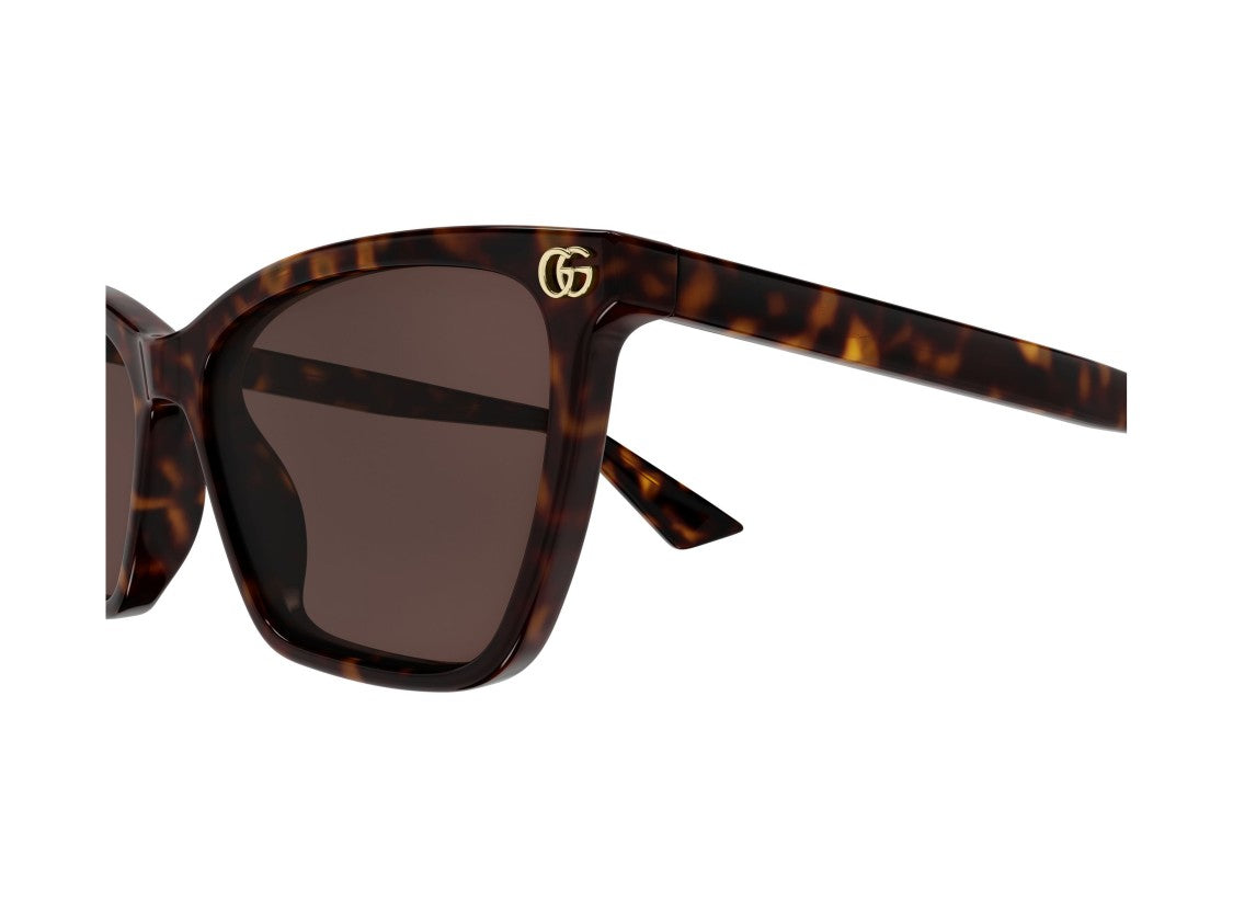 Gucci Tortoiseshell Gg2111s Square Sunglasses