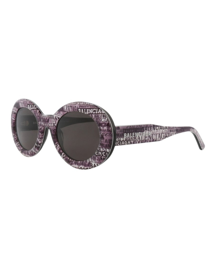 Balenciaga Round-Frame Acetate Sunglasses