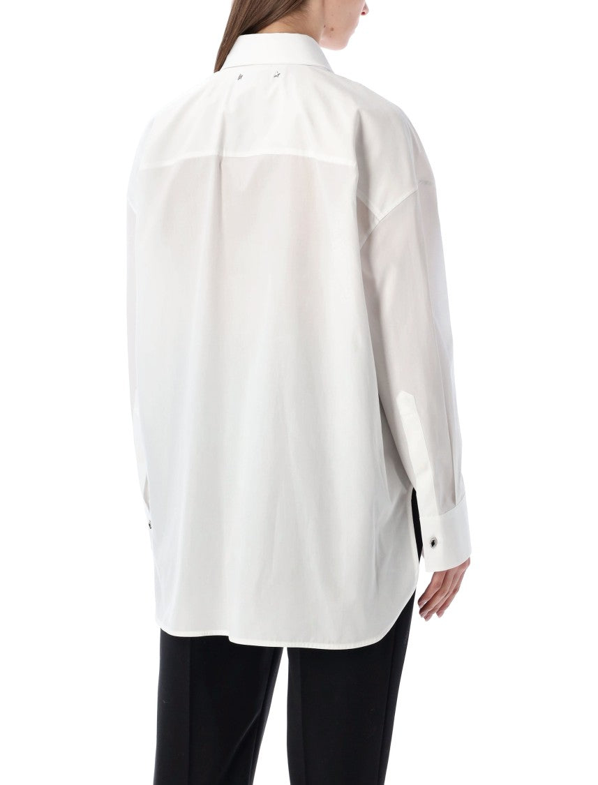 Golden Goose Oversized White Cotton Shirt