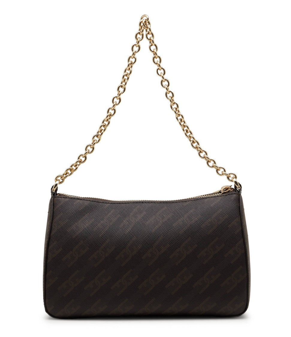 Furla Structured Monogram Bag With Chain Strap