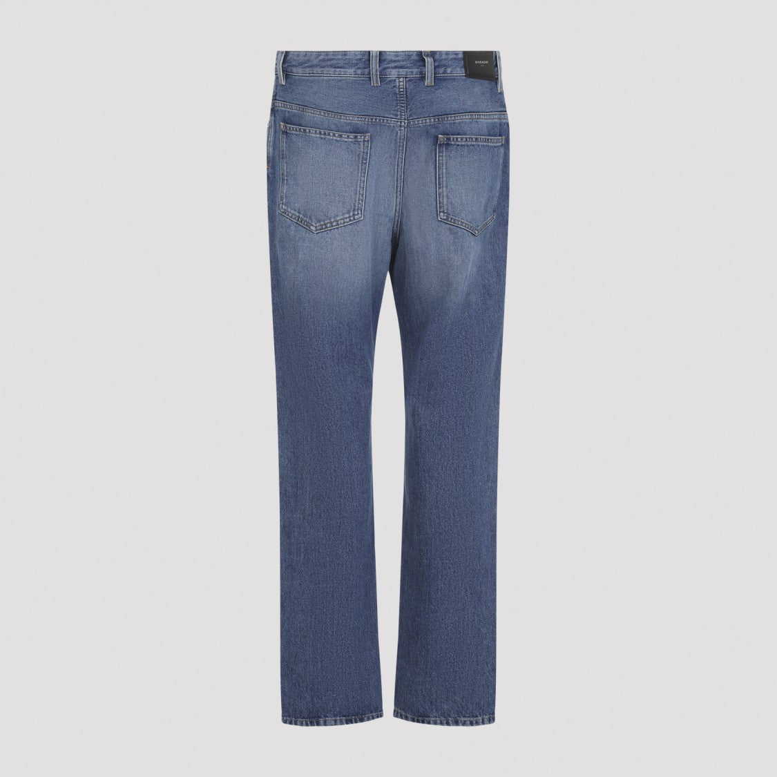 Givenchy Straight-Leg Denim Jeans With Medium Blue Wash