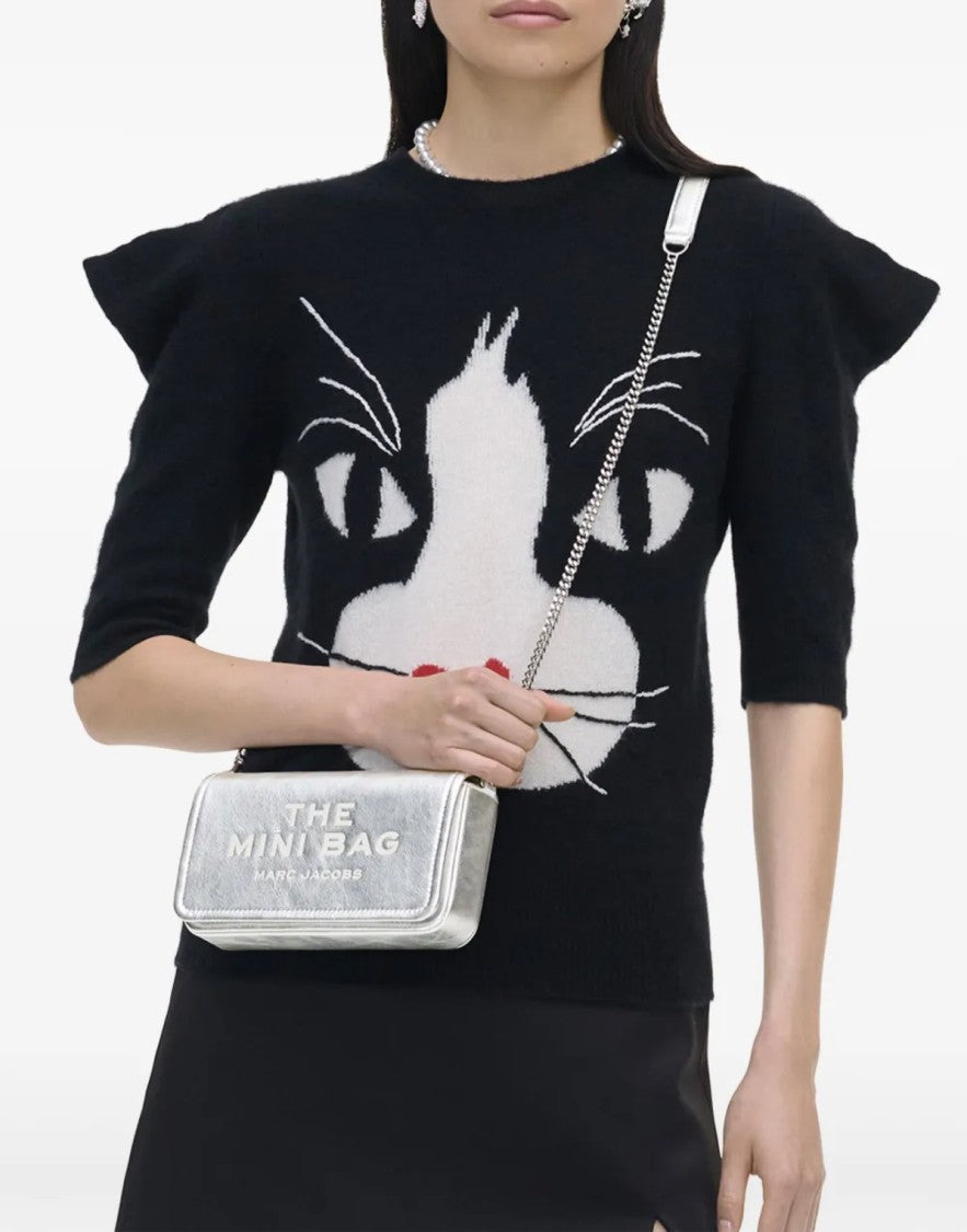 Marc Jacobs The Metallic Leather Chain Mini Shoulder Bag