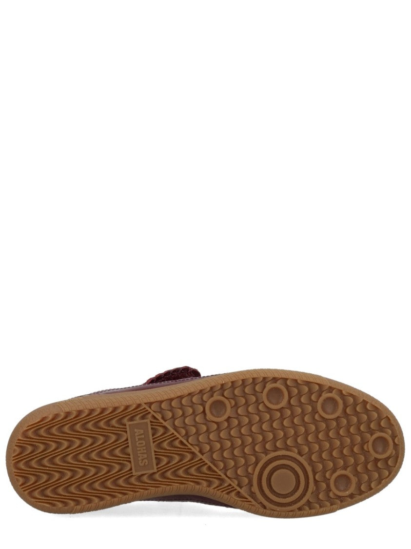 Alohas Burgundy Tb.490 Club Fold-Over Sneakers