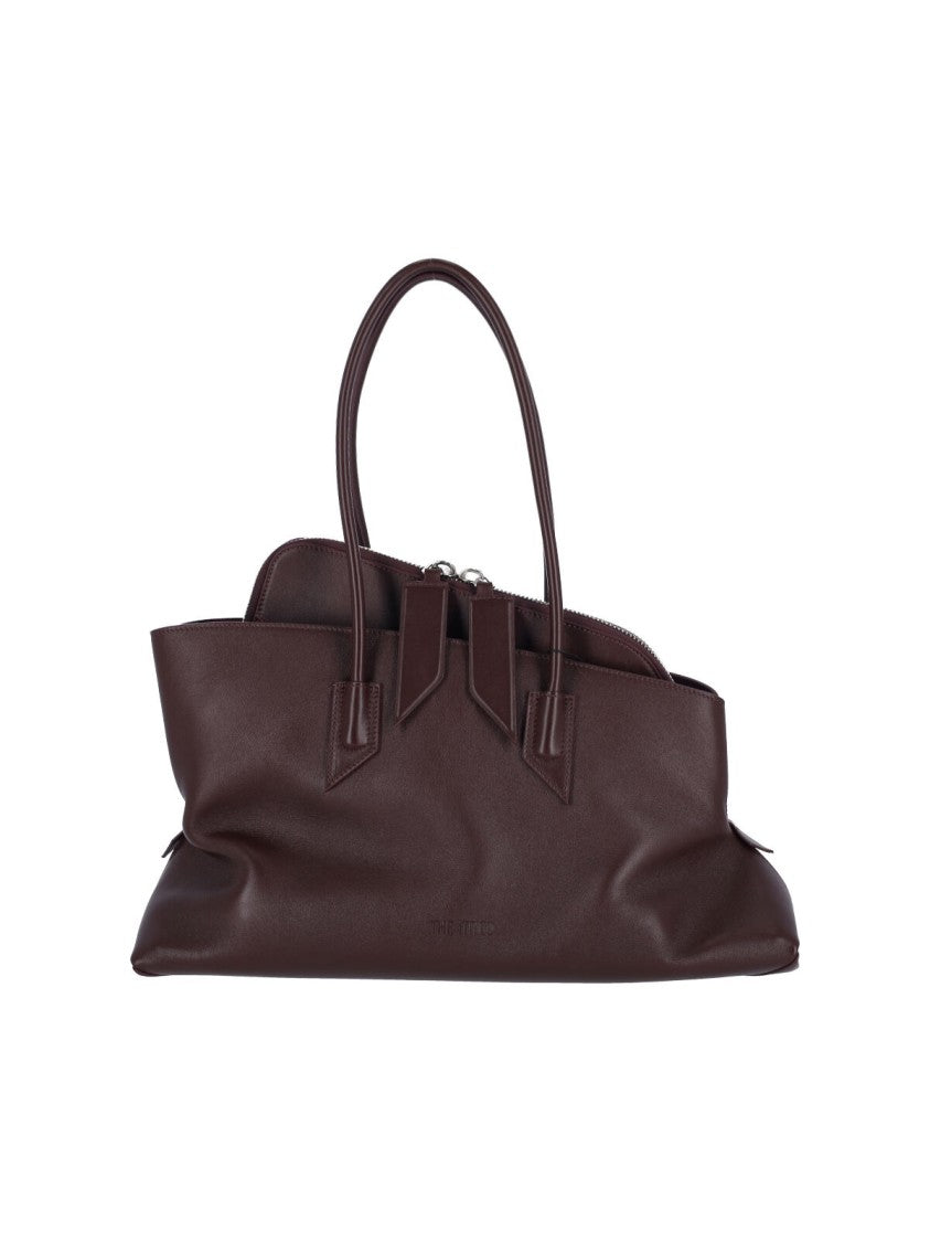 The Attico "La Passeggiata" Medium Handbag Red