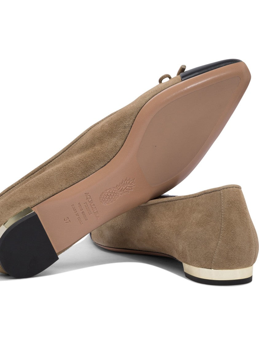 Aquazzura Soft Suede Ballerinas