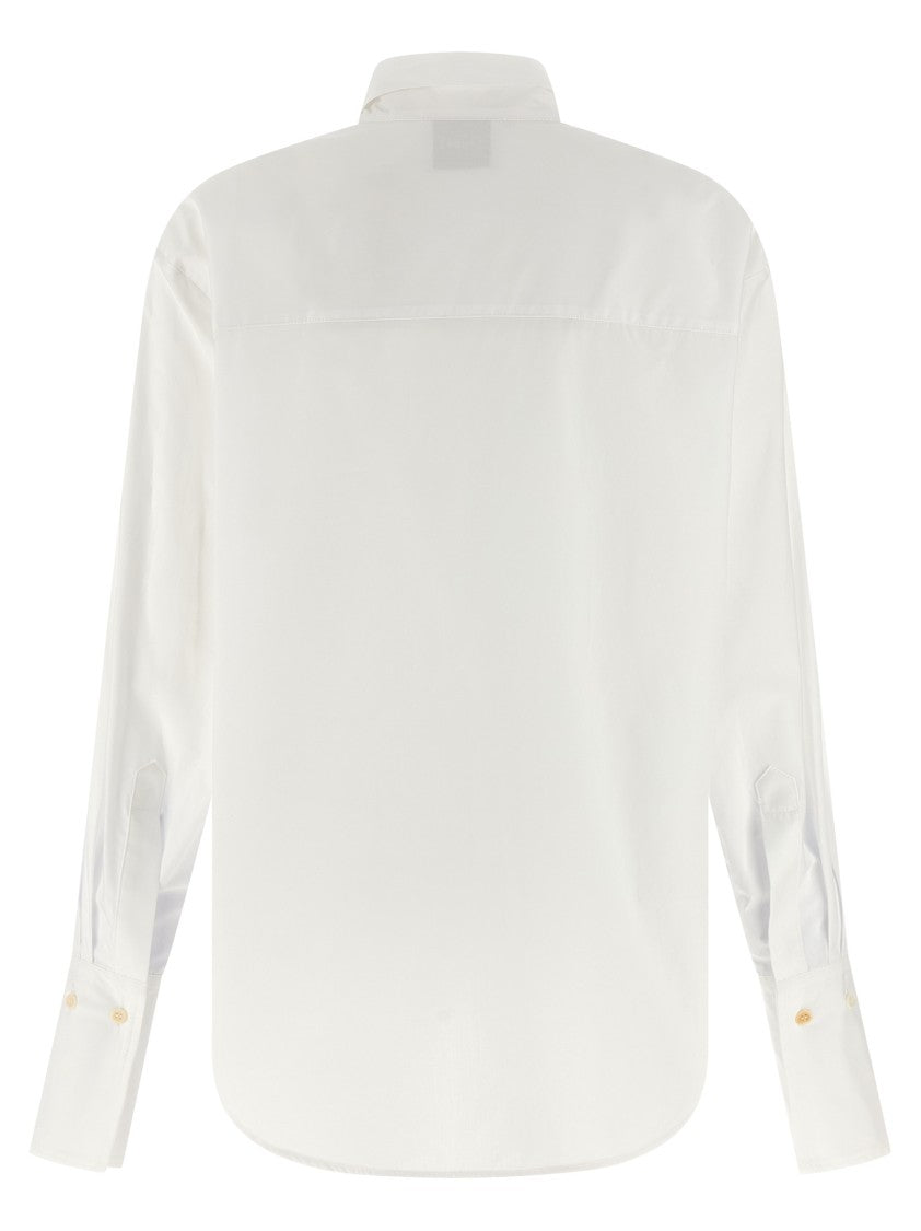 Nude Lavallière Collar Shirt