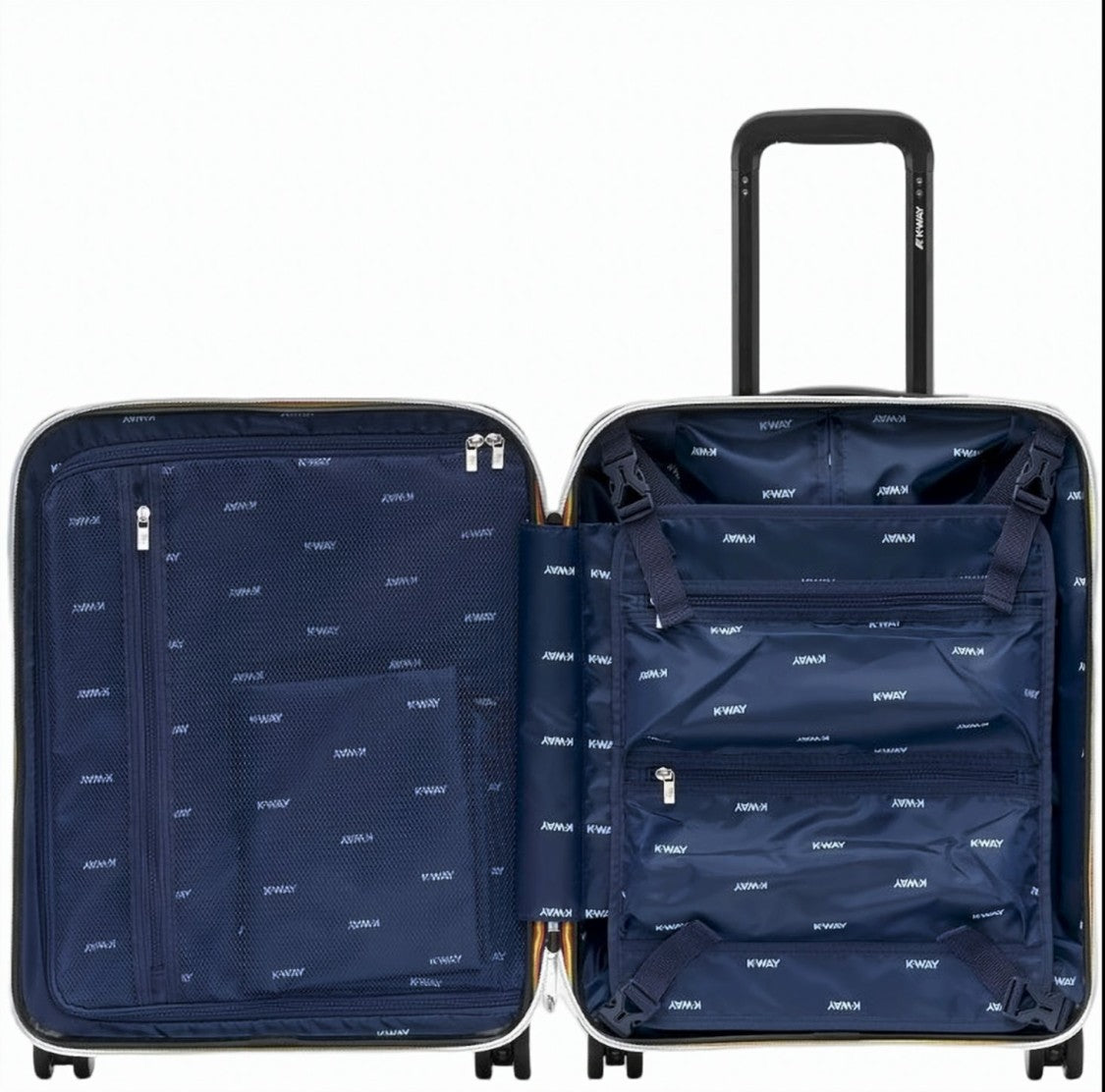 K-Way Eudoxie Logo Polycarbonate Carry On Luggage